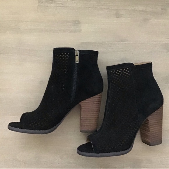 Lucky Brand Cow Split Suede Booties - Picture 5 of 5